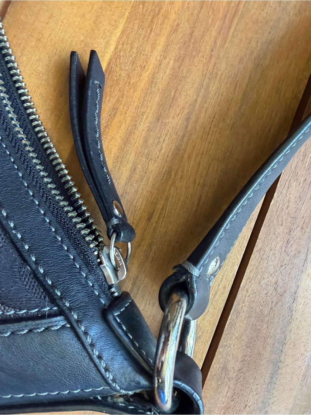 Coach Black Hobo Shoulder Bag Signature Canvas and Leather - Picture 4 of 9